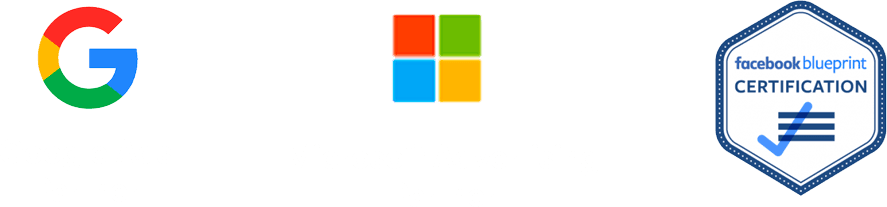 Google Ads Certified Partner + Microsoft Advertising Partner + Facebook Marketing Partner