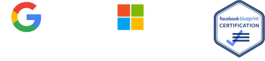 Google Ads Certified Partner + Microsoft Advertising Partner + Facebook Marketing Partner